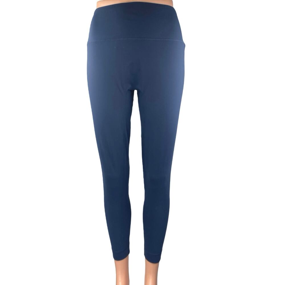 Set Active Women's Blue Skinny Leg High Waist Fitness Workout Leggings Pants XL